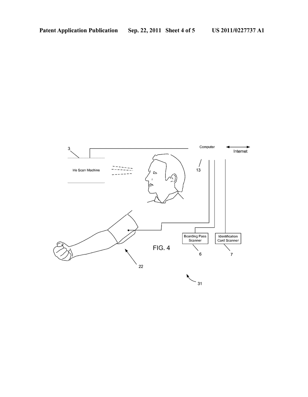 Physiological Sign Assessment Security Scanner System - diagram, schematic, and image 05