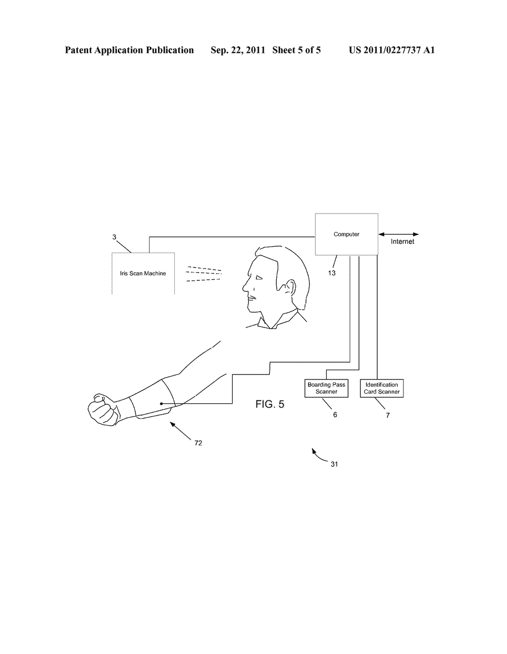 Physiological Sign Assessment Security Scanner System - diagram, schematic, and image 06