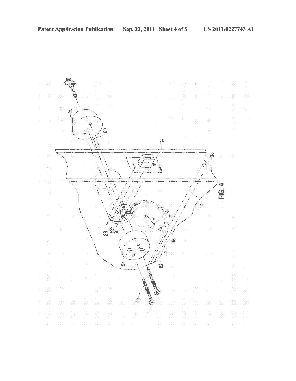 Remotely actuatable locking system and method for forming doors for     accommodating such systems - diagram, schematic, and image 05