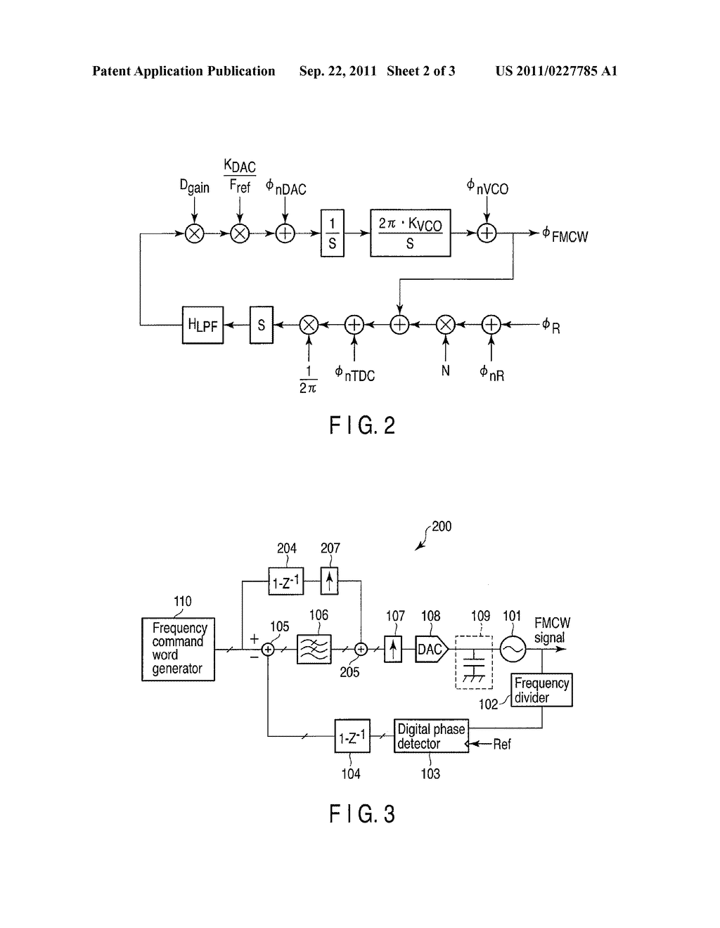 FMCW SIGNAL GENERATION CIRCUIT AND RADAR APPARATUS - diagram, schematic, and image 03