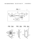 Portable transmitter with push switch and touch sensor diagram and image