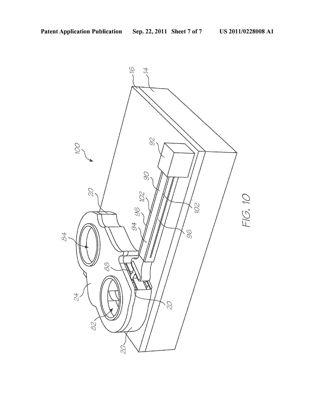 PRINTHEAD HAVING RELATIVELY SIZED FLUID DUCTS AND NOZZLES - diagram, schematic, and image 08