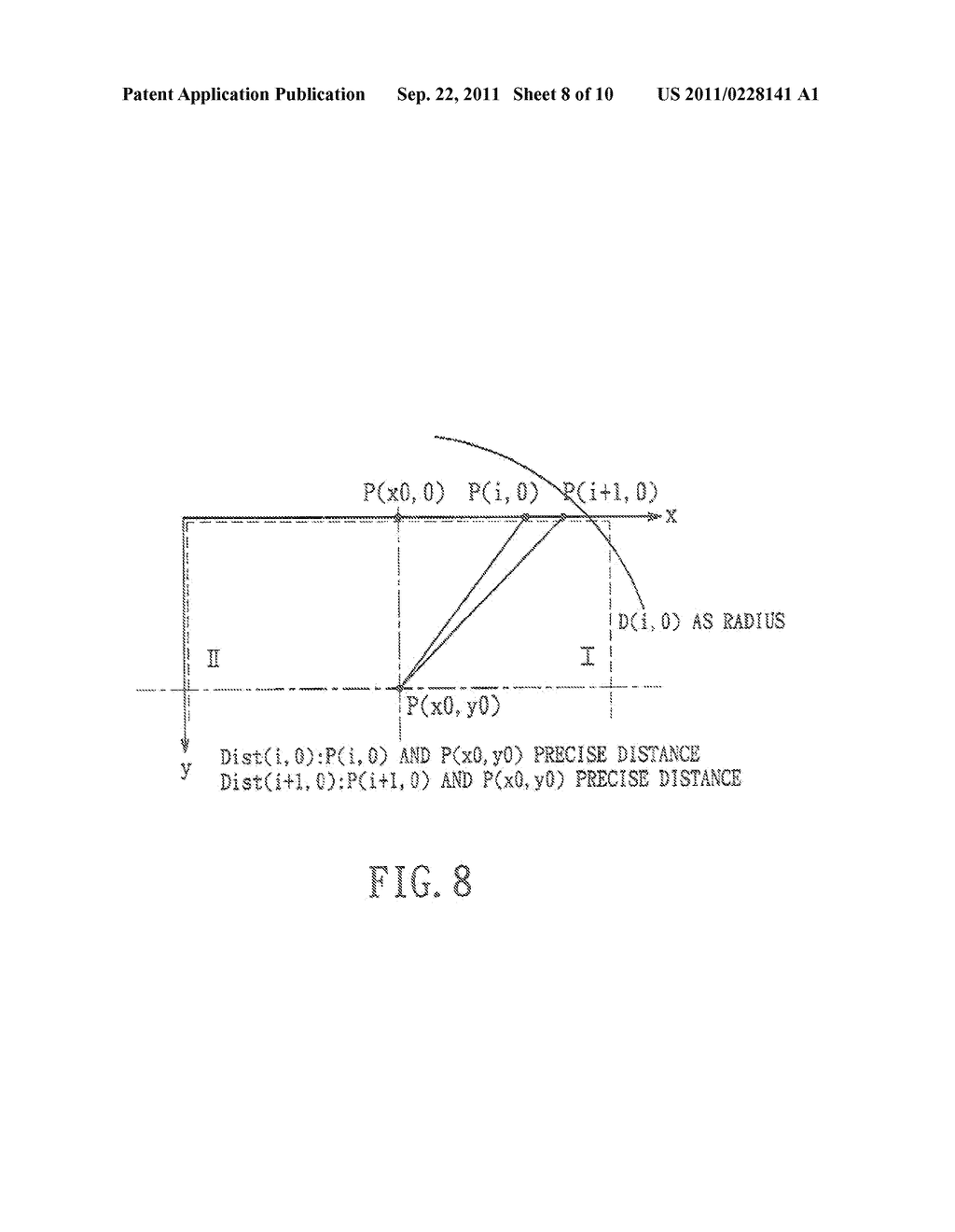 DISTANCE ACQUISITION DEVICE, LENS CORRECTING SYSTEM AND METHOD APPLYING     THE DISTANCE ACQUISITION DEVICE - diagram, schematic, and image 09