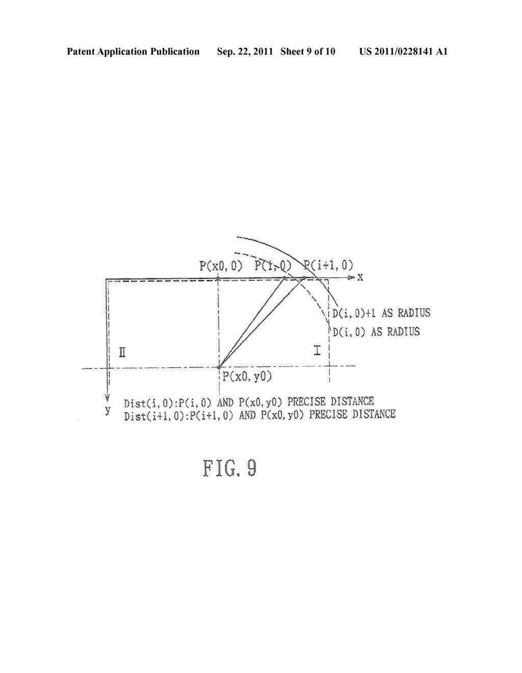 DISTANCE ACQUISITION DEVICE, LENS CORRECTING SYSTEM AND METHOD APPLYING     THE DISTANCE ACQUISITION DEVICE - diagram, schematic, and image 10