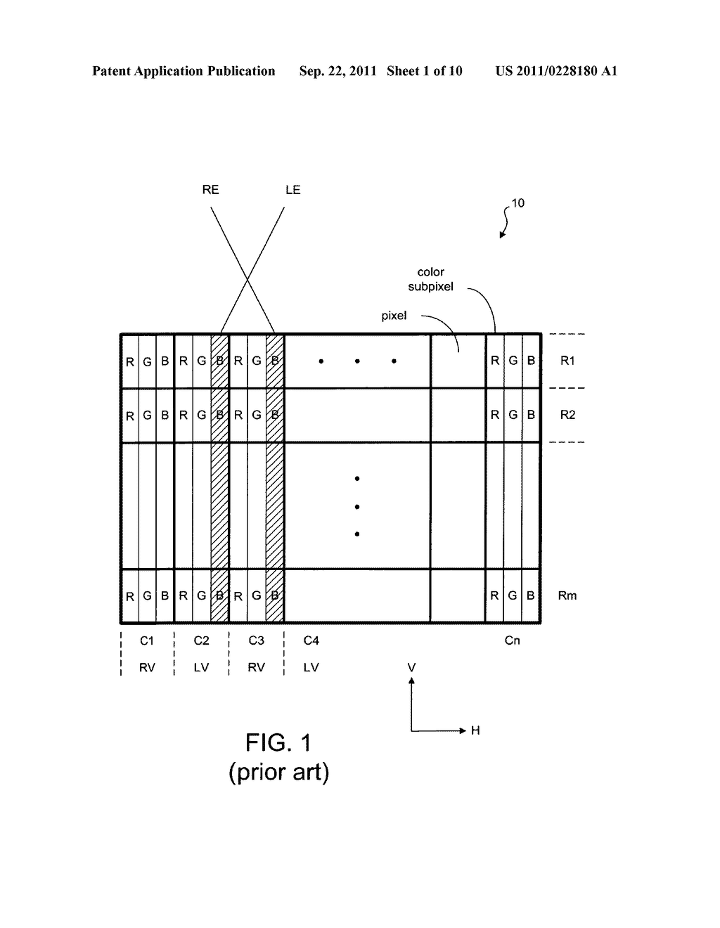 3D liquid crystal display system - diagram, schematic, and image 02