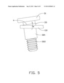 FASTENER AND FIXING DEVICE AND ELECTRONIC DEVICE USING THE SAME diagram and image