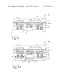 SYSTEM-IN-PACKAGE USING EMBEDDED-DIE CORELESS SUBSTRATES, AND PROCESSES OF     FORMING SAME diagram and image