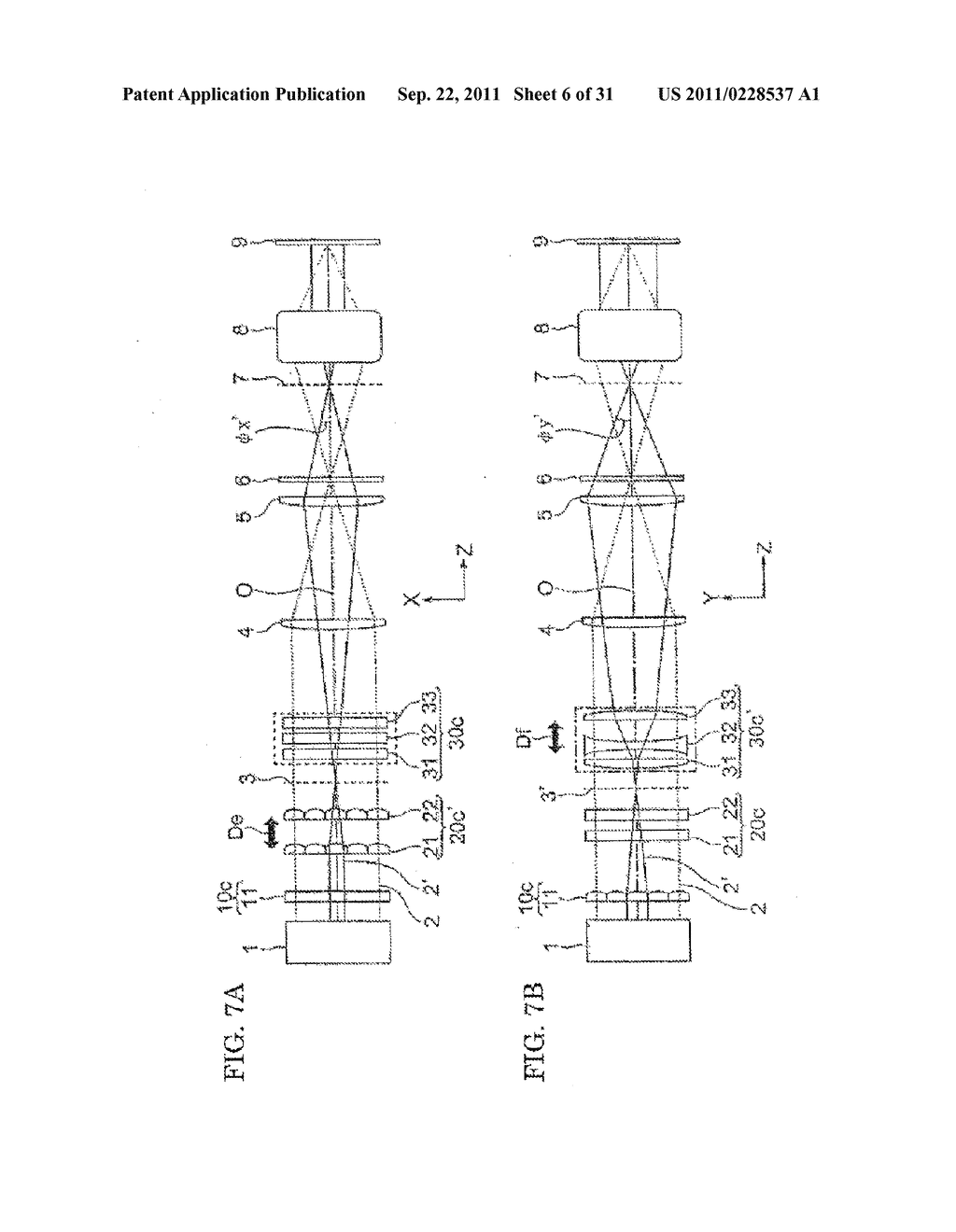 Adjustable Beam Size Illumination Optical Apparatus and Beam Size     Adjusting Method - diagram, schematic, and image 07