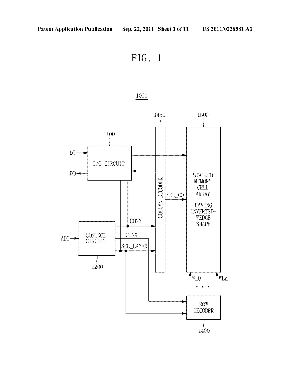 STACKED MEMORY DEVICE AND METHOD OF REPAIRING SAME - diagram, schematic, and image 02