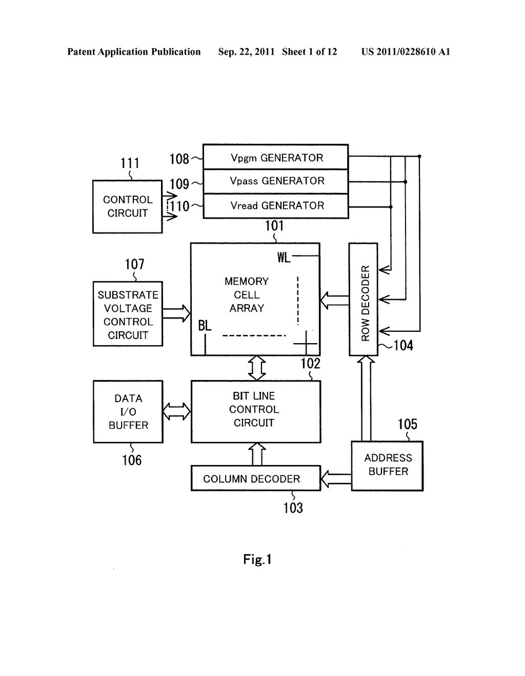 NON-VOLATILE SEMICONDUCTOR MEMORY DEVICE AND A PROGRAMMING METHOD THEREOF - diagram, schematic, and image 02