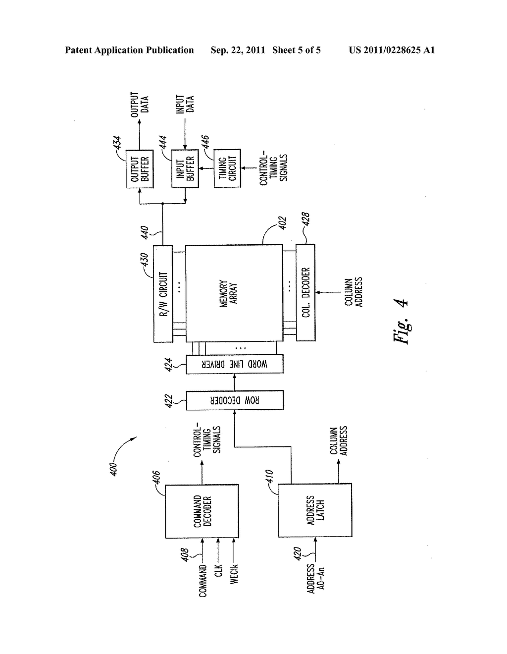 WRITE COMMAND AND WRITE DATA TIMING CIRCUIT AND METHODS FOR TIMING THE     SAME - diagram, schematic, and image 06