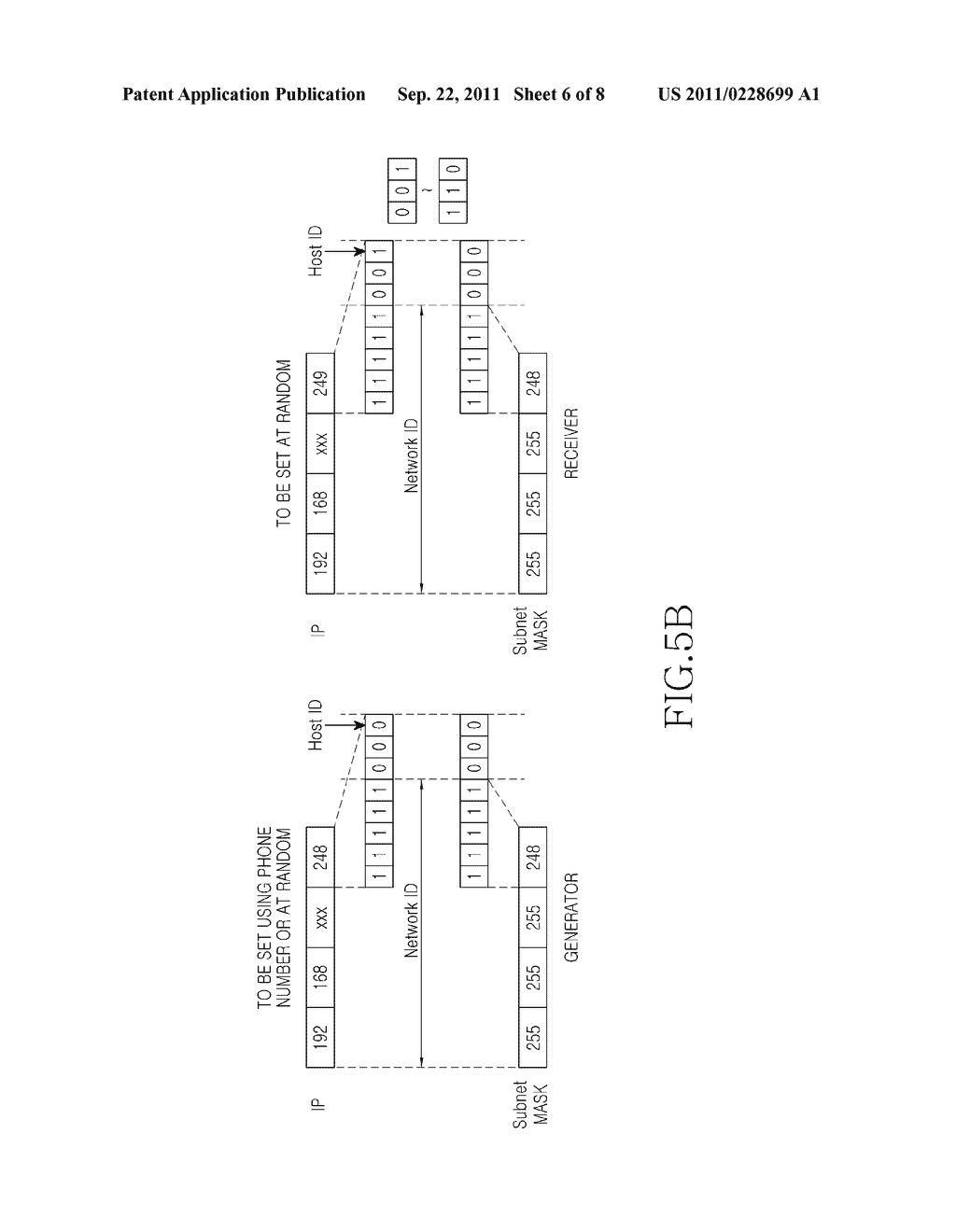 METHOD AND APPARATUS FOR SETTING UP NETWORK FOR IP COMMUNICATION IN MOBILE     TERMINAL - diagram, schematic, and image 07