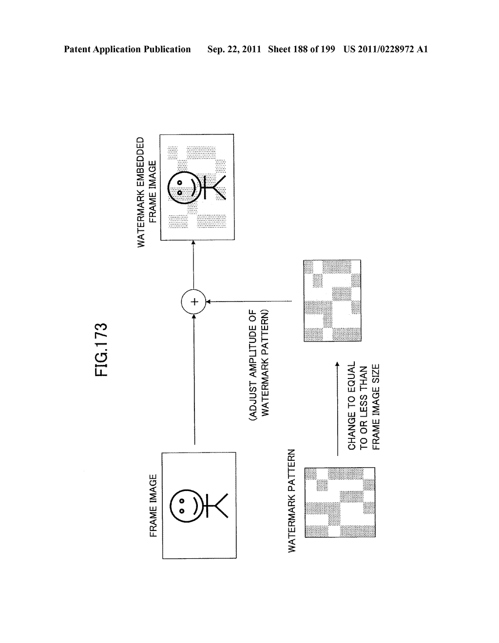 DIGITAL WATERMARK PADDING METHOD, DIGITAL WATERMARK PADDING DEVICE,     DIGITAL WATERMARK DETECTING METHOD, DIGITAL WATERMARK DETECTING DEVICE,     AND PROGRAM - diagram, schematic, and image 189