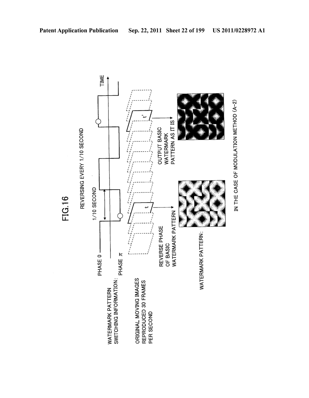 DIGITAL WATERMARK PADDING METHOD, DIGITAL WATERMARK PADDING DEVICE,     DIGITAL WATERMARK DETECTING METHOD, DIGITAL WATERMARK DETECTING DEVICE,     AND PROGRAM - diagram, schematic, and image 23