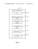 IMAGE CAPTURING DEVICE AND METHOD FOR ADJUSTING A POSITION OF A LENS OF     THE IMAGE CAPTURING DEVICE diagram and image