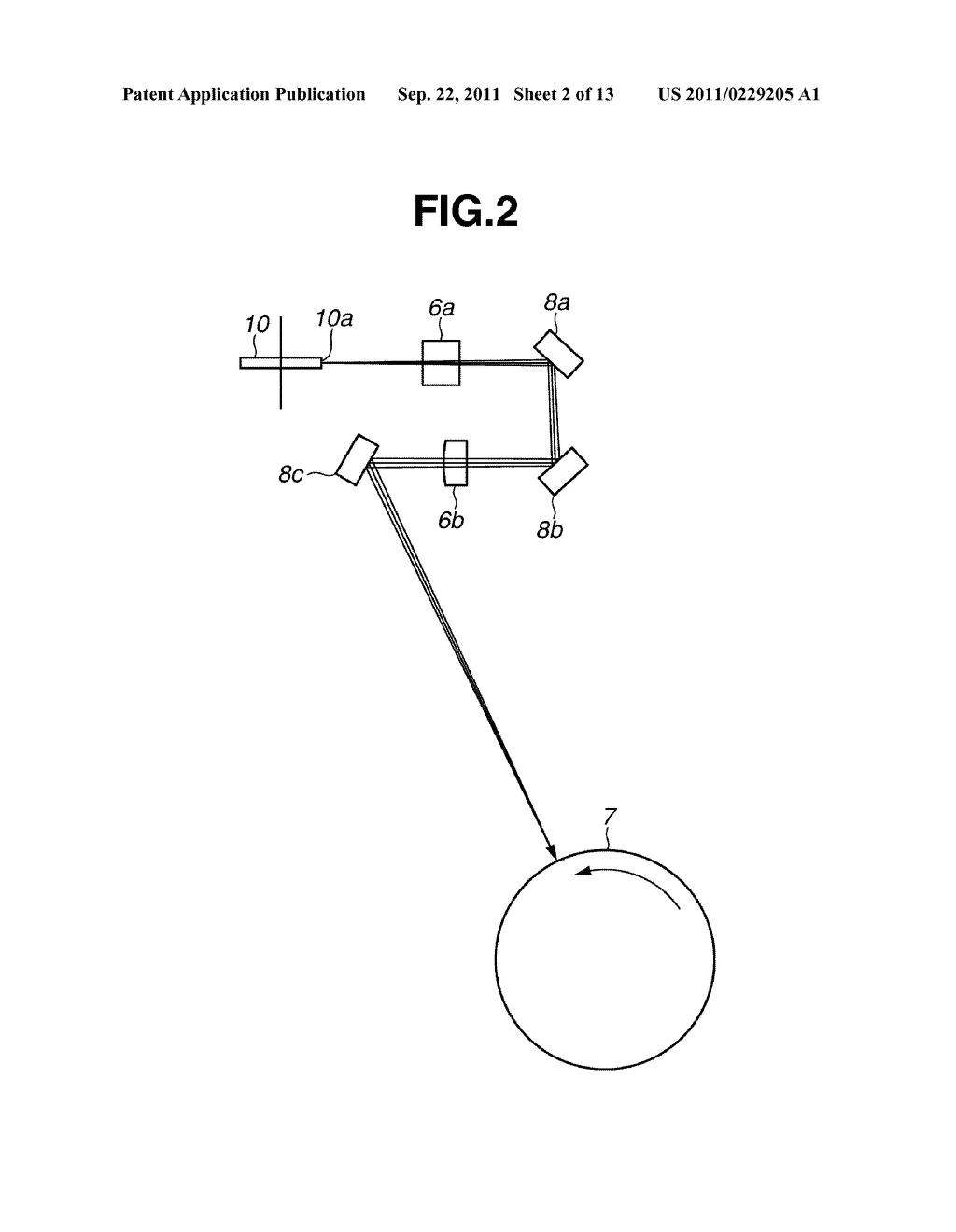 OPTICAL ELEMENT USED IN OPTICAL SCANNING APPARATUS AND OPTICAL SCANNING     APPARATUS USING SAME - diagram, schematic, and image 03