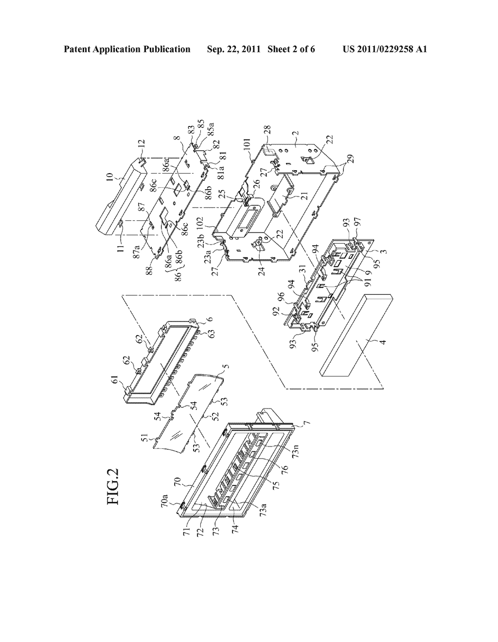 STRUCTURE FOR FASTENING METALLIC PLATE PARTS TOGETHER - diagram, schematic, and image 03