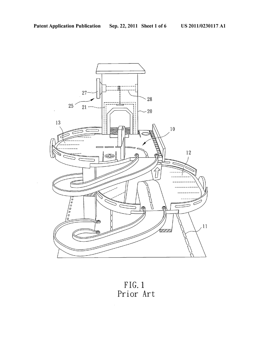 Operation unit for toy parking tower - diagram, schematic, and image 02