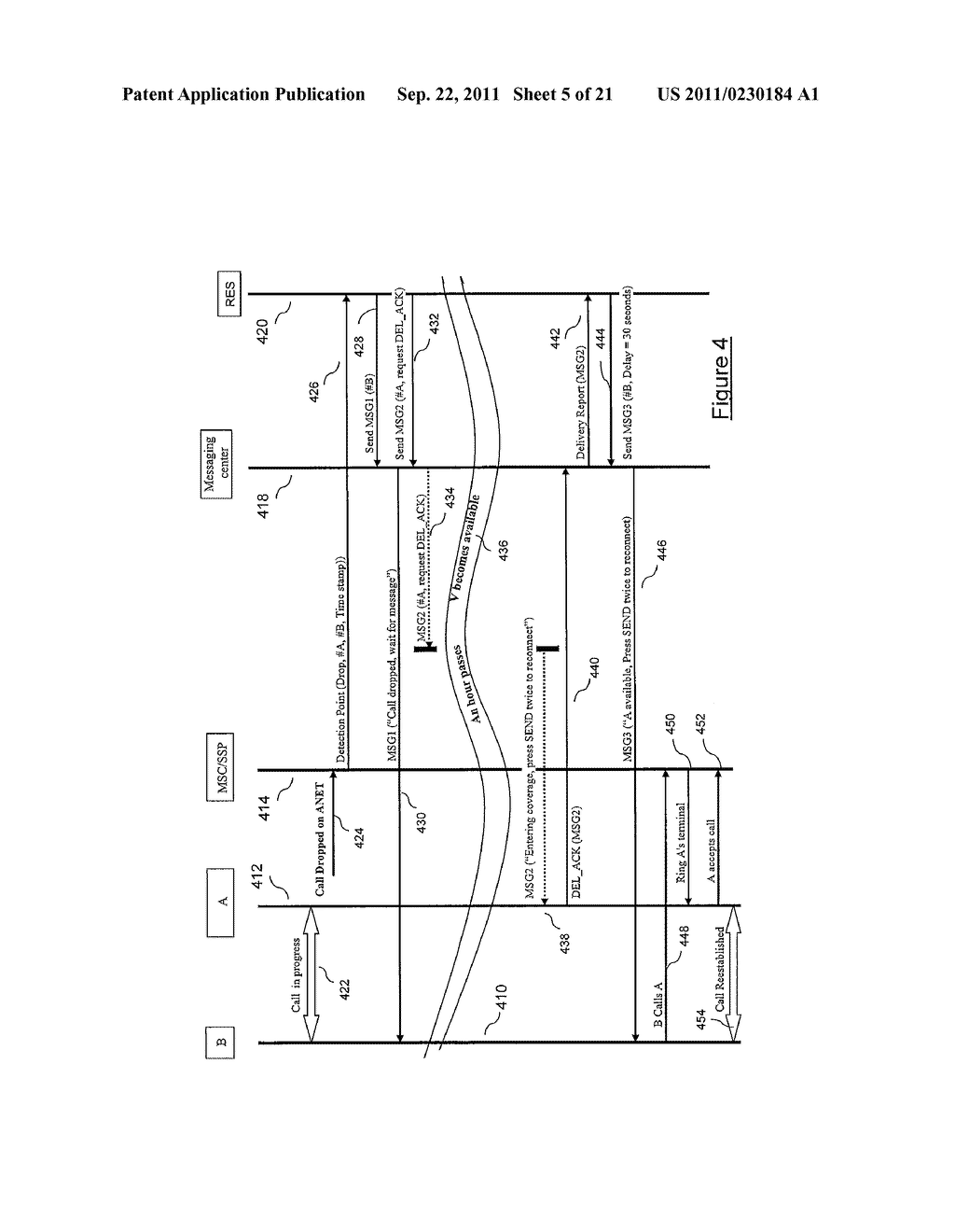 DROPPED CALL RE-ESTABLISHMENT SYSTEM WITH INTER-NETWORK CAPABILITIES - diagram, schematic, and image 06