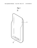 Handheld recharging device for use with cell phone diagram and image