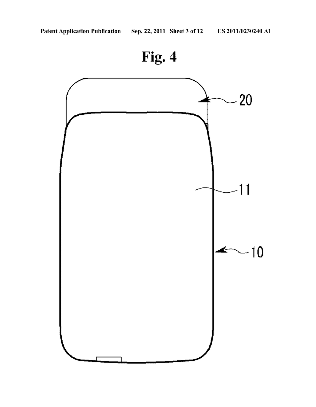 Handheld recharging device for use with cell phone - diagram, schematic, and image 04