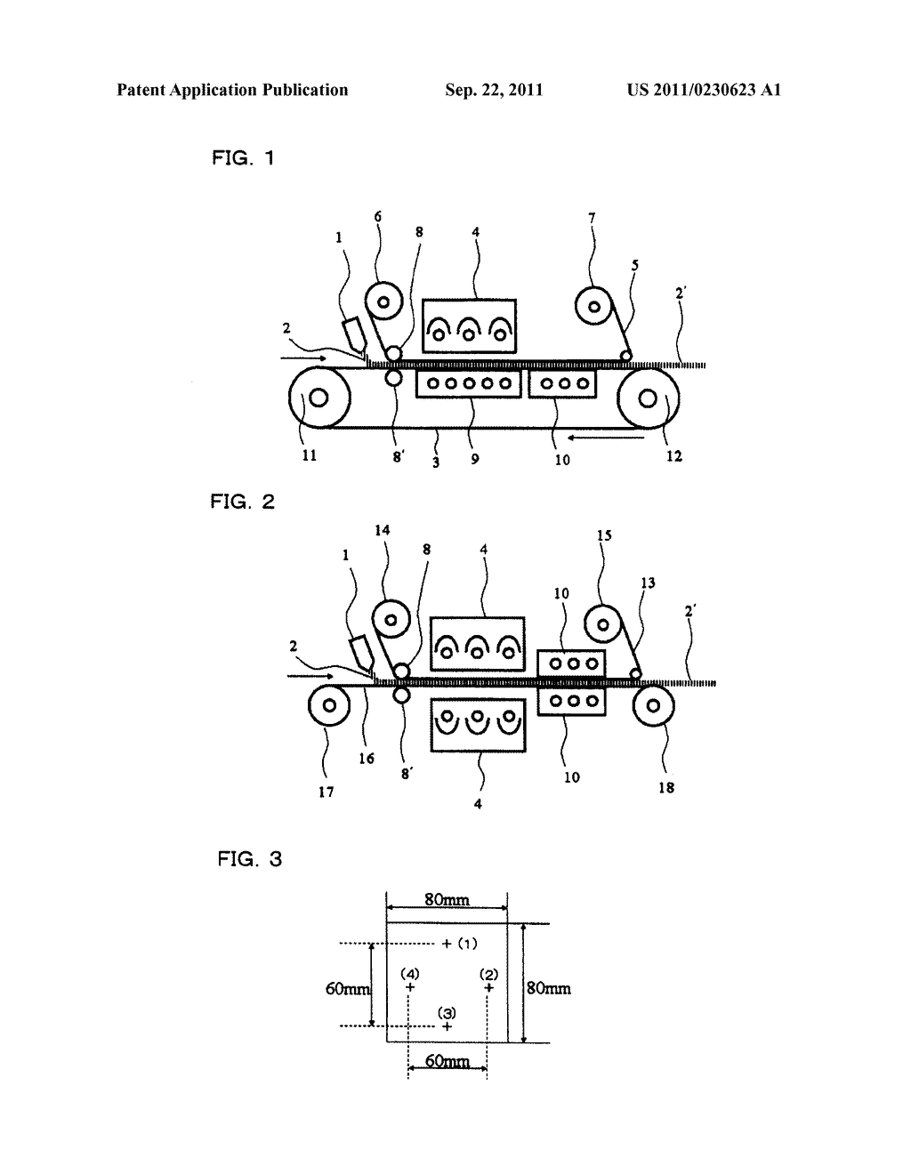 METHOD FOR CONTINUOUSLY PRODUCING ACRYLIC RESIN SHEET TECHNICAL FIELD - diagram, schematic, and image 02