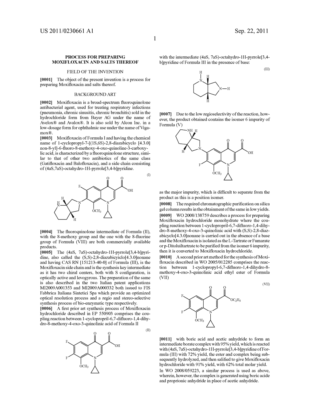 PROCESS FOR PREPARING MOXIFLOXACIN AND SALTS THEREOF - diagram, schematic, and image 02