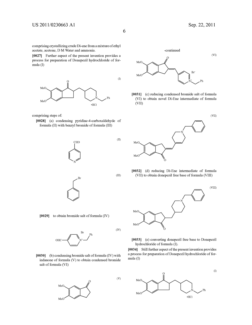 PROCESS FOR THE PREPARATION OF DONEPEZIL HYDROCHLORIDE - diagram, schematic, and image 07