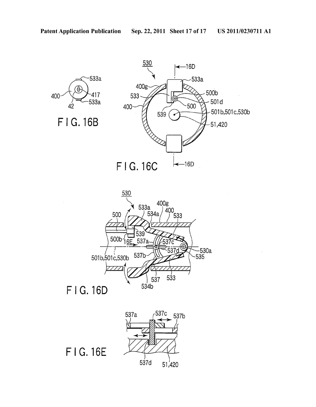 Endoscopic Surgical Instrument - diagram, schematic, and image 18