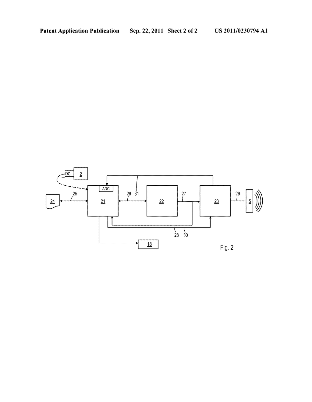 ULTRASOUND APPLICATION DEVICE - diagram, schematic, and image 03