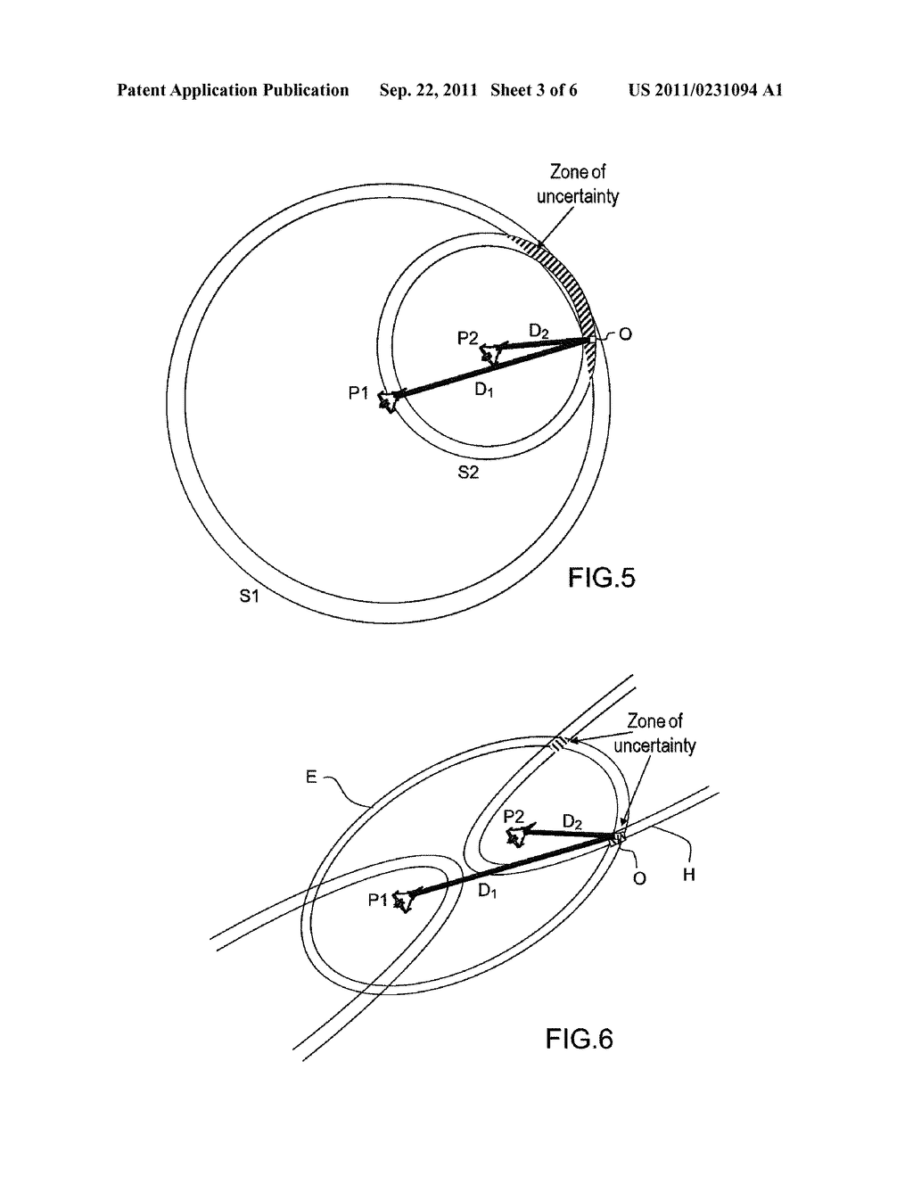 METHOD FOR GEOLOCATING AN OBJECT BY MULTITELEMETRY - diagram, schematic, and image 04