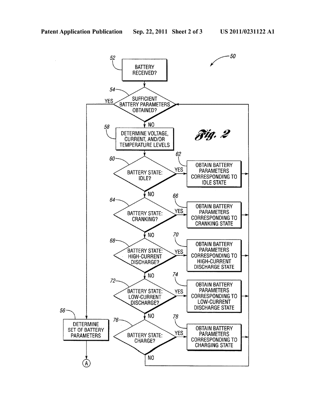 METHOD AND SYSTEM FOR DETERMINING THE KIND OF A BATTERY - diagram, schematic, and image 03