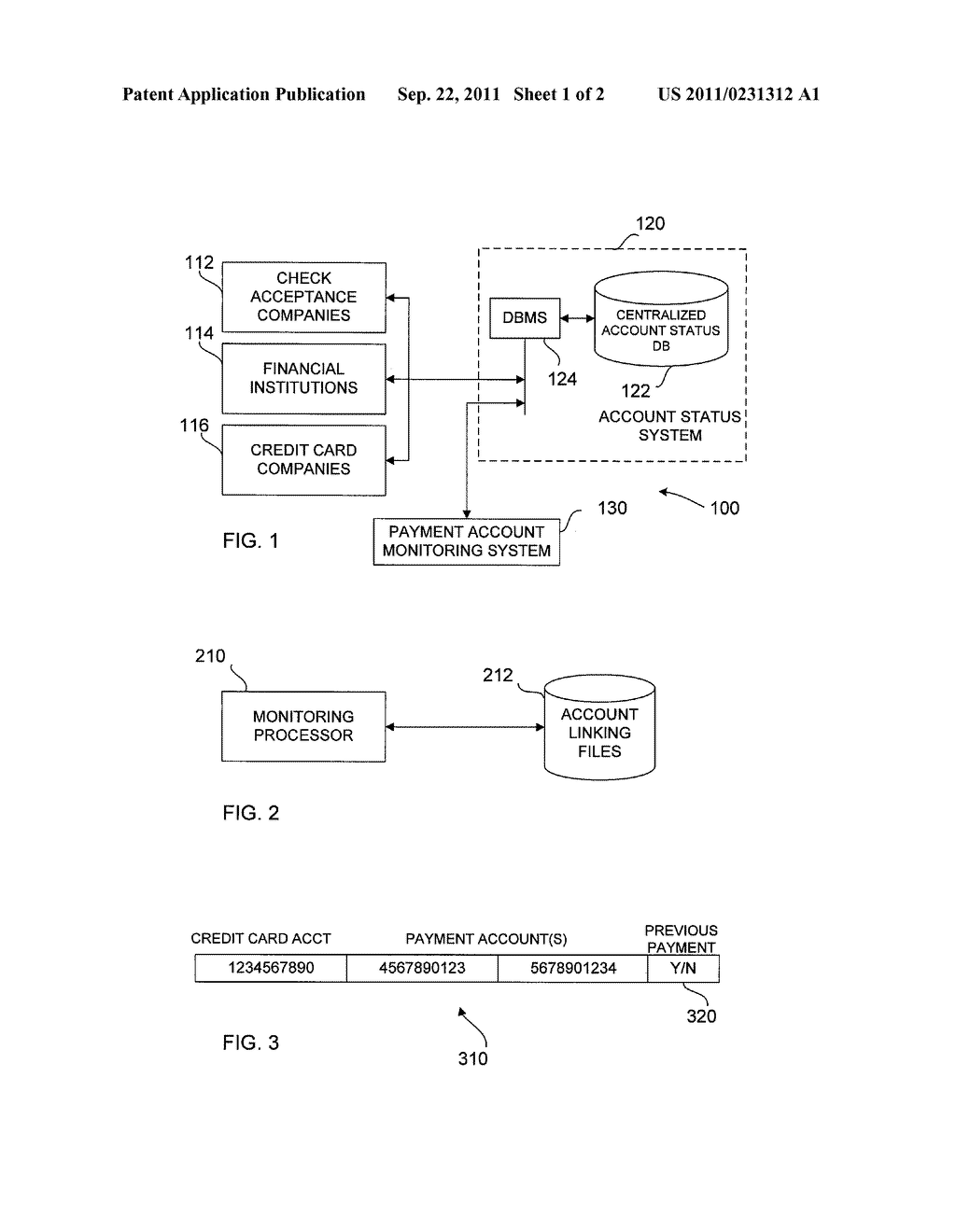 PAYMENT ACCOUNT MONITORING SYSTEM AND METHOD - diagram, schematic, and image 02