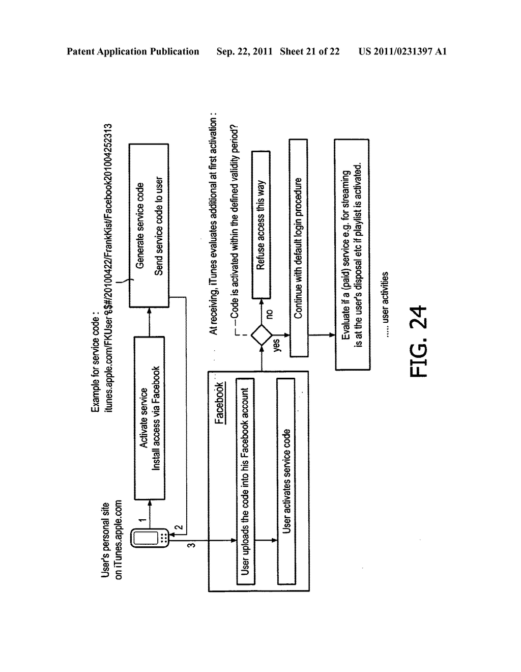 METHOD AND SYSTEM FOR COMPILING A UNIQUE SAMPLE CODE FOR A DIGITAL SAMPLE - diagram, schematic, and image 22