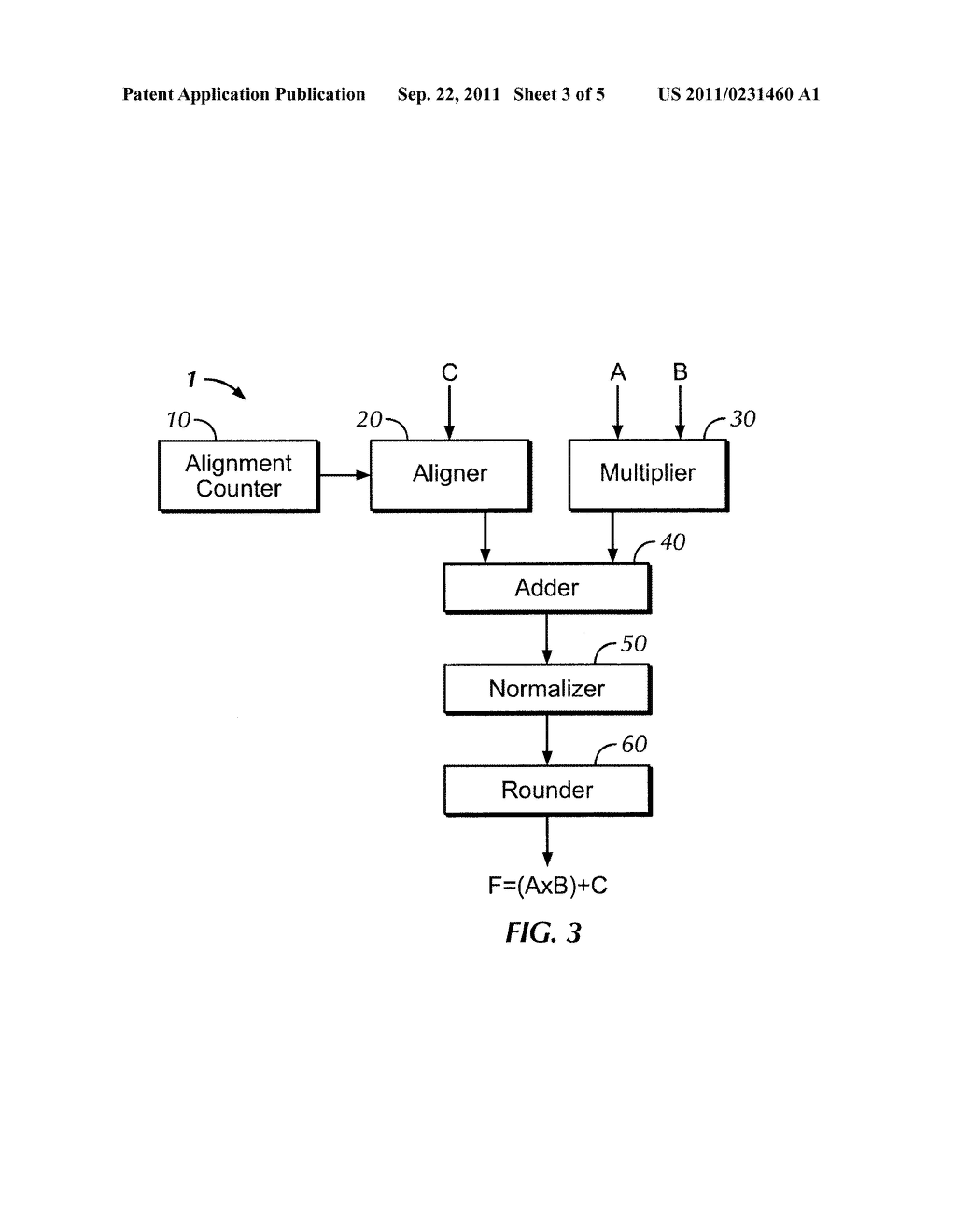 APPARATUS AND METHOD FOR FLOATING-POINT FUSED MULTIPLY ADD - diagram, schematic, and image 04