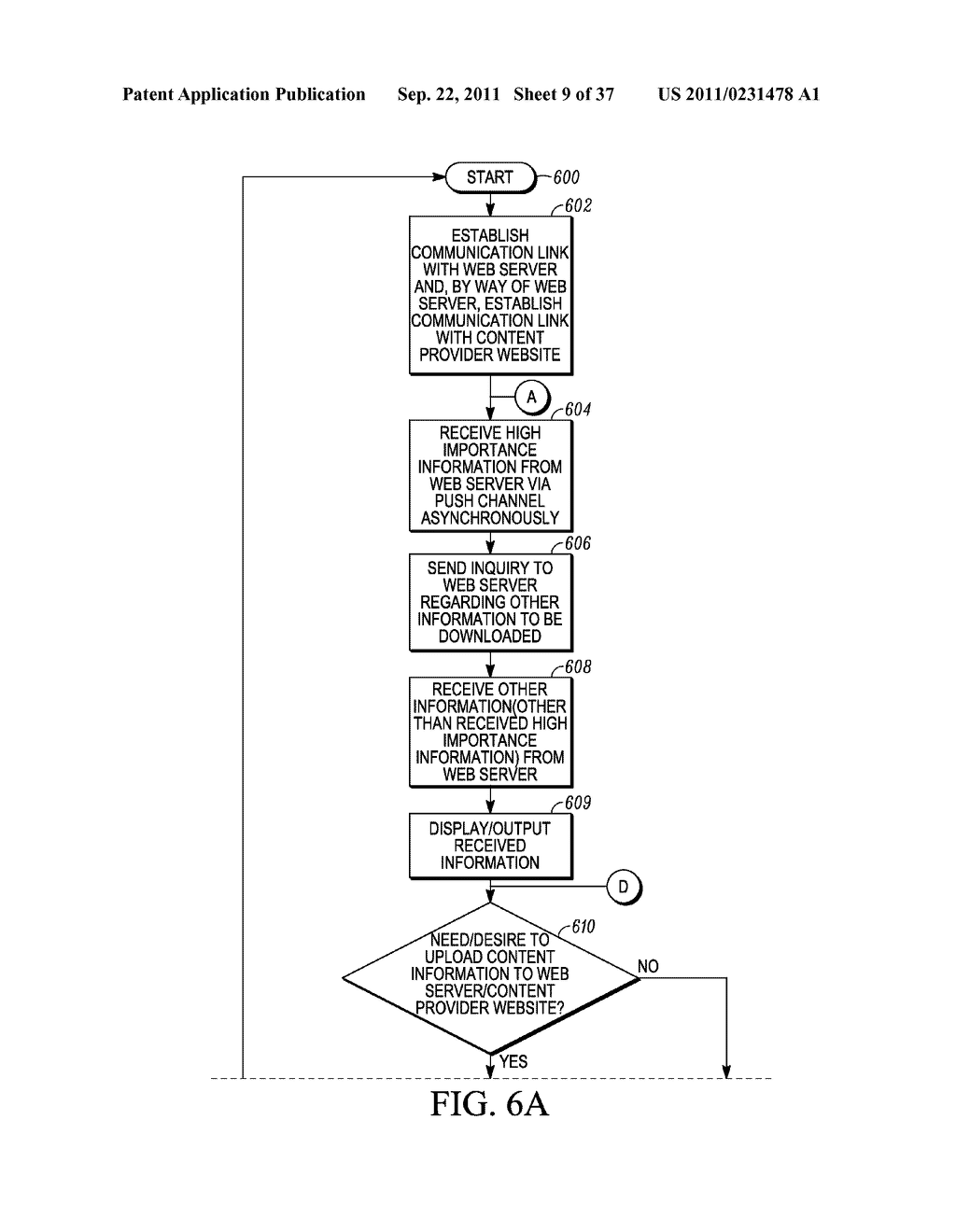 System, Server, and Mobile Device for Content Provider Website Interaction     and Method Therefore - diagram, schematic, and image 10