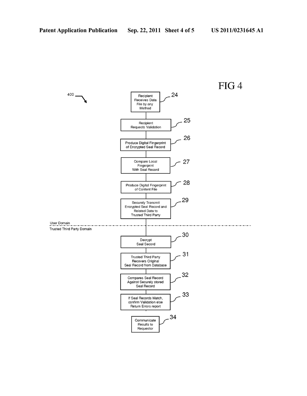 SYSTEM AND METHOD TO VALIDATE AND AUTHENTICATE DIGITAL DATA - diagram, schematic, and image 05