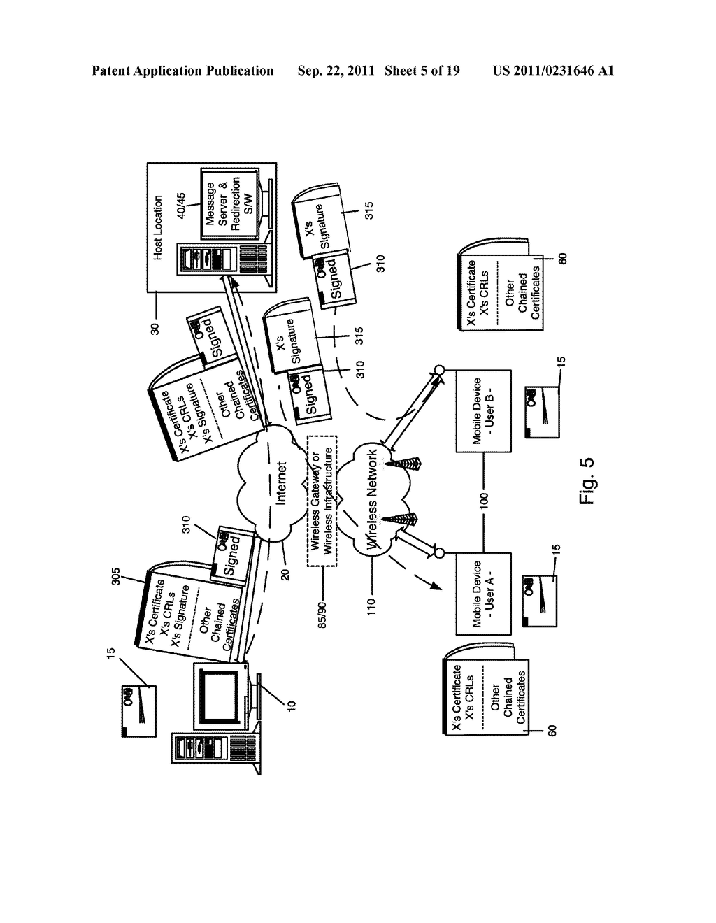 SYSTEM AND METHOD FOR PROCESSING ENCODED MESSAGES FOR EXCHANGE WITH A     MOBILE DATA COMMUNICATION DEVICE - diagram, schematic, and image 06