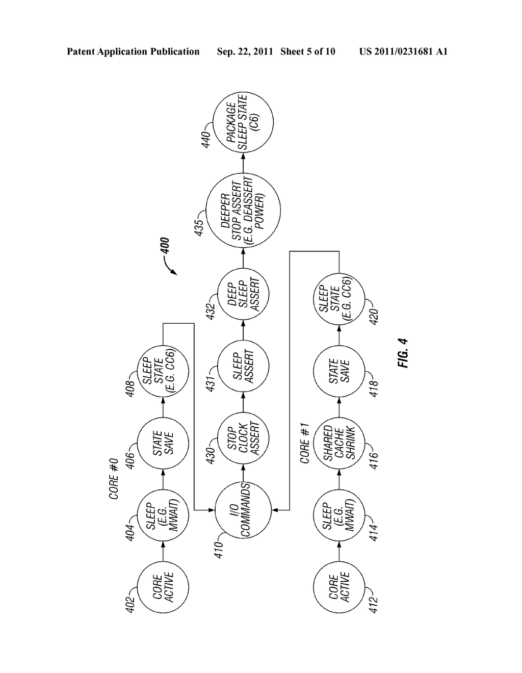 METHOD AND APPARATUS FOR A ZERO VOLTAGE PROCESSOR SLEEP STATE - diagram, schematic, and image 06