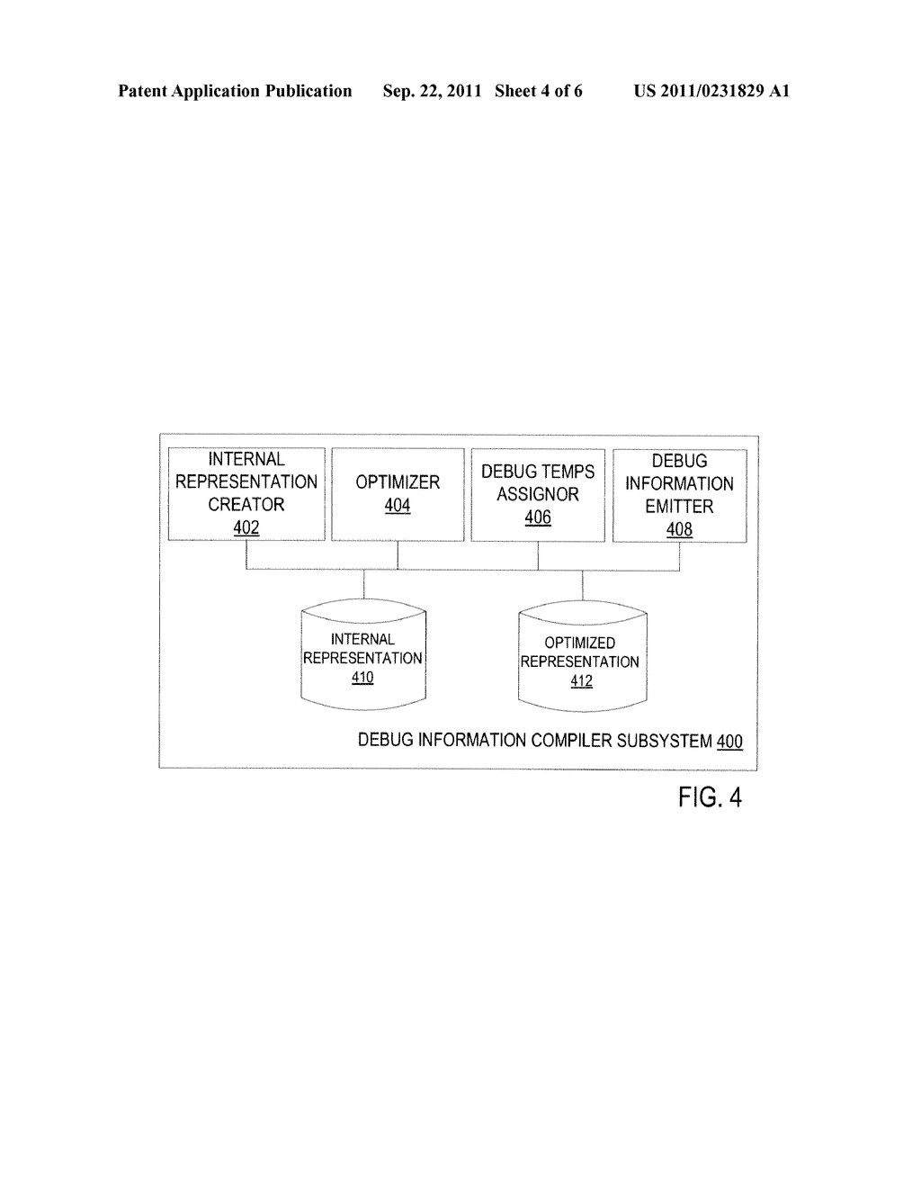 USE OF COMPILER-INTRODUCED IDENTIFIERS TO IMPROVE DEBUG INFORMATION     PERTAINING TO USER VARIABLES - diagram, schematic, and image 05