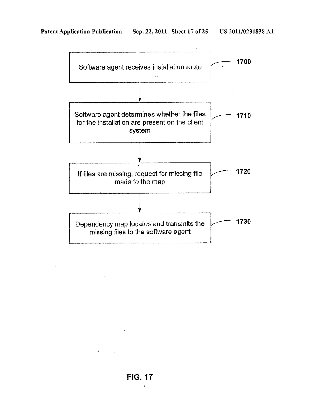 APPARATUS AND METHOD FOR INSTALLING SOFTWARE USING A SOFTWARE DEPENDENCY     MAP - diagram, schematic, and image 18