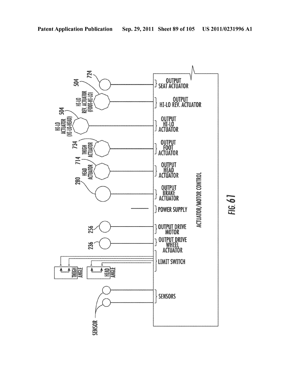 HOSPITAL BED - diagram, schematic, and image 90