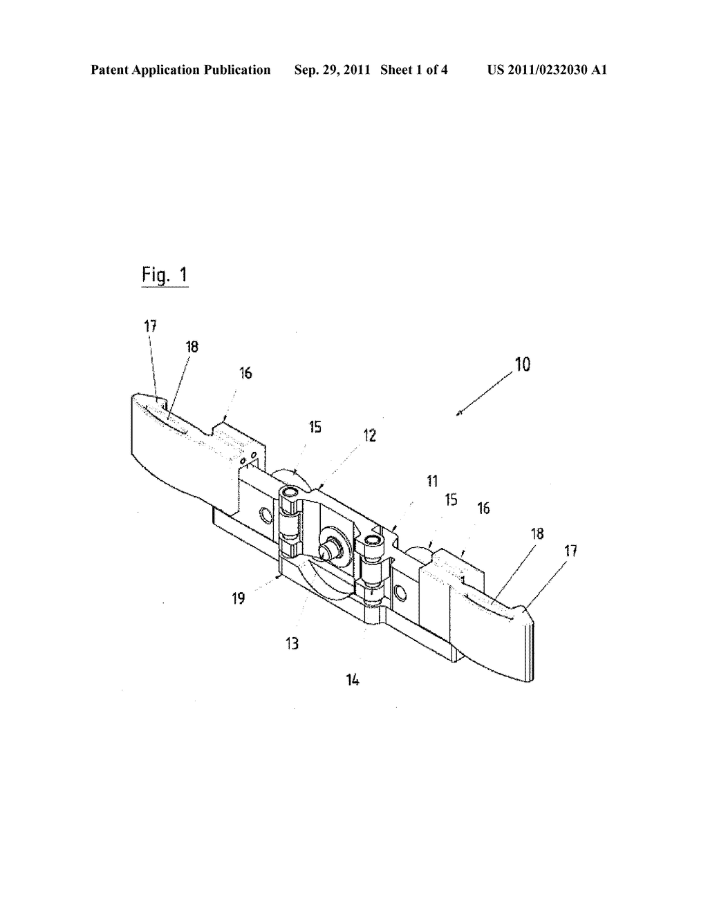 Fitting For A Sliding Door Made of Glass - diagram, schematic, and image 02