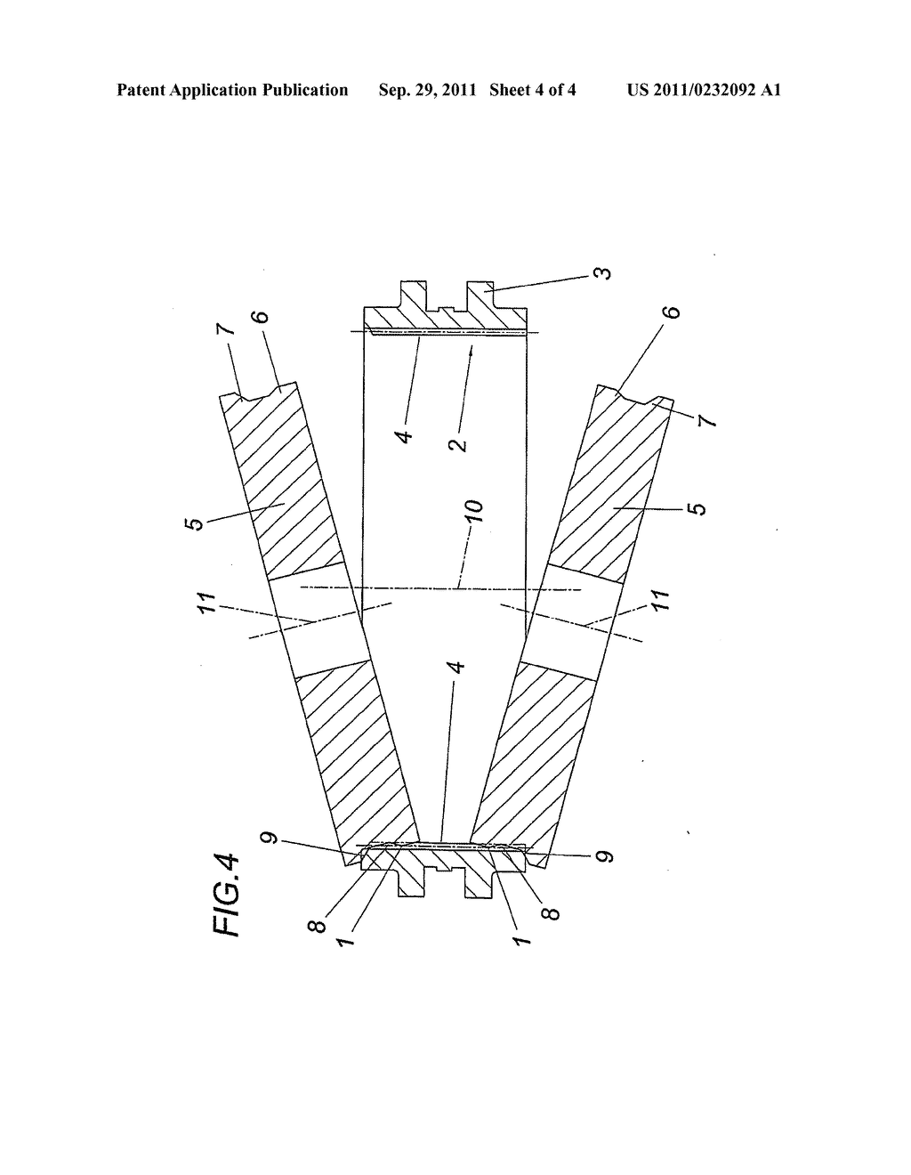 METHOD AND APPARATUS FOR BACKING THE INSDE TEETH OF A SLIDING SLEEVE     PRODUCED BY WAY OF POWDER METALLURGY FOR A MANUAL TRANSMISSION - diagram, schematic, and image 05