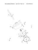 Trimmer Head with Drop-Down Reservoir for Ease of Loading diagram and image