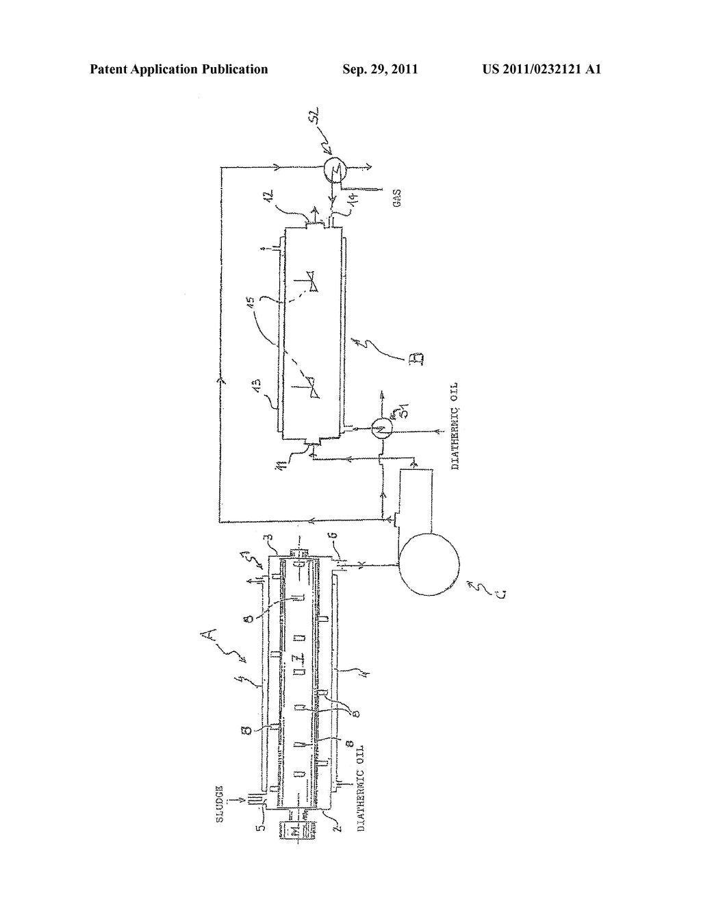 SYSTEM FOR MAKING PLANTS FOR DRYING SOLID ORGANIC SUBSTANCES IN AQUEOUS     PHASE CAPABLE OF CAUSING EXPLOSIVE REACTIONS SAFE AND PROCESS FOR DRYING     SAID SUBSTANCES - diagram, schematic, and image 02