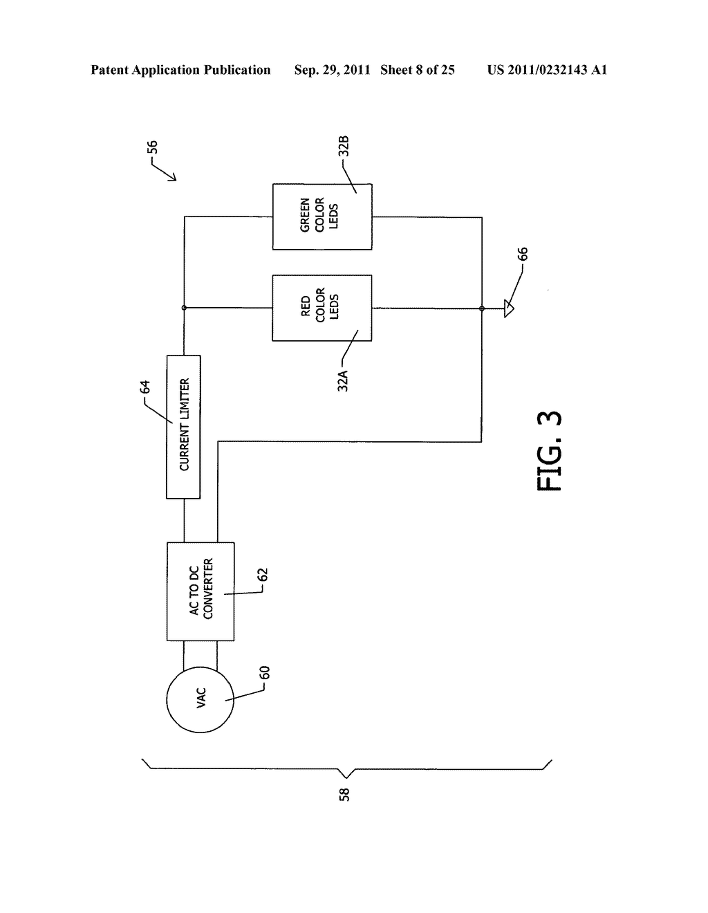 Exit sign illuminated by color leds - diagram, schematic, and image 09