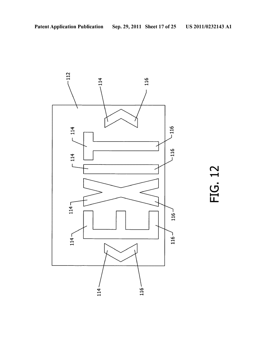 Exit sign illuminated by color leds - diagram, schematic, and image 18