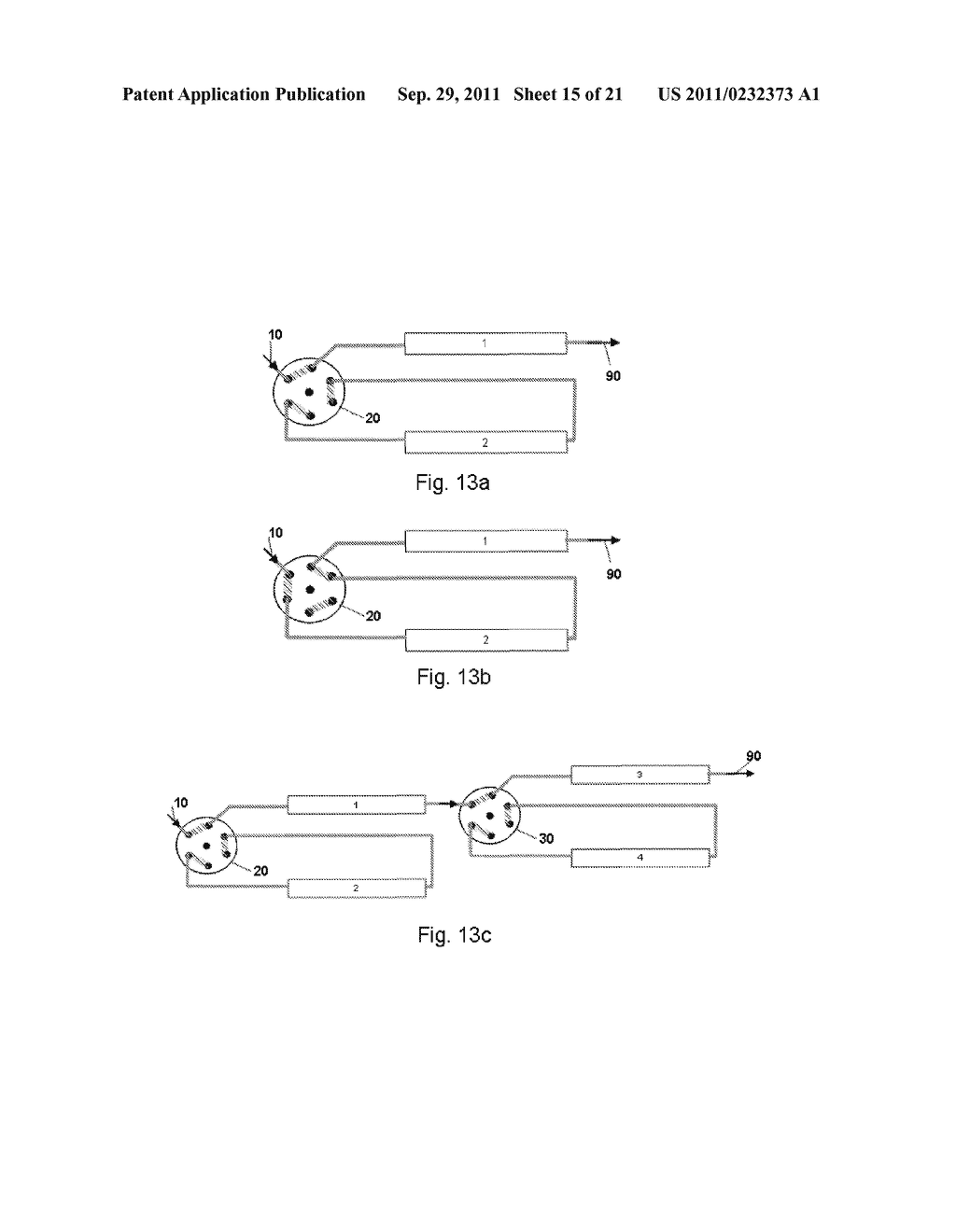 CHROMATOGRAPHIC SEPARATION DEVICE WITH VARIABLE LENGTH AND A METHOD FOR     ITS USE - diagram, schematic, and image 16