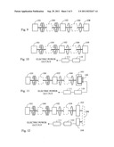 Drive device with human power bidirectional input in constant rotary     direction and same speed ratio diagram and image